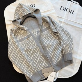 디* 오블리크 리버시블 후드 집업 가디건 - 수입 (여성)