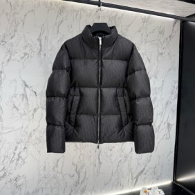 디* 오블리크 테크니컬 자카드 푸퍼 패딩