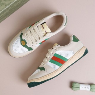 [ G ] GG 스크리너 레더 스니커즈 (남성)