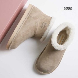 [ M ] 스웨이드 시어링 스노우 부츠 (여성)