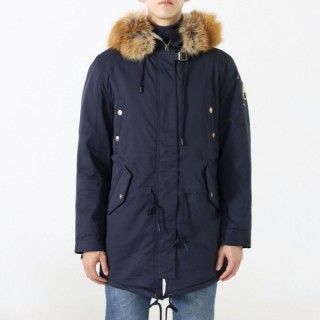 [ M. K ] 수입 캡슐 캔버스 파카 이병헌 패딩 자켓 -블랙-