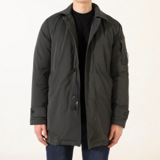 [ C ] 수입 트윌 카 덕다운 패딩코트