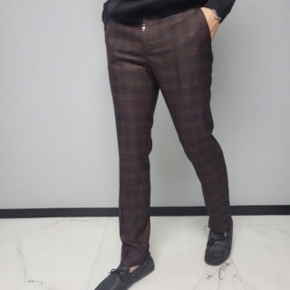 TB 타탄 체크 슬랙스