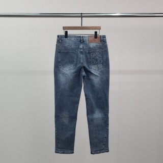 LOE 아나그램 절개 워싱 청바지