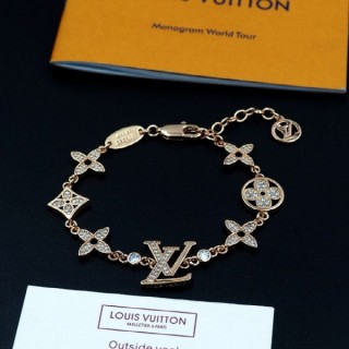 루* 이딜 블라썸 멀티 모티프 팔찌 핑크 골드와 다이아몬드