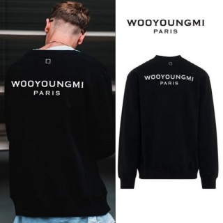 우* ( PARIS ) 백로고 커플 맨투맨 (남여공용)