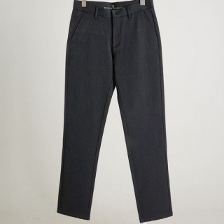 [ B ] BC 포켓 자수 로고 슬림핏 코튼 팬츠