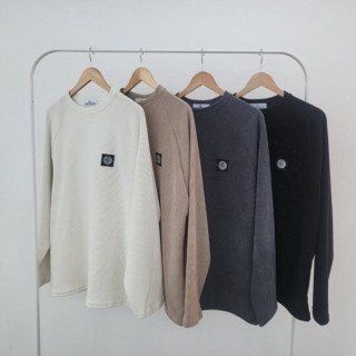 니트 오버 긴팔티