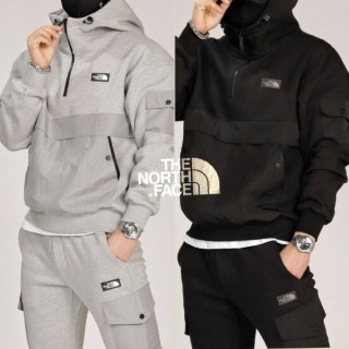 노* 3단 헤비 반집업 기모. 후드 세트 (남여공용)