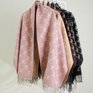 [ C ] 트리옹프 자카드 캐시미어 프린지 머플러