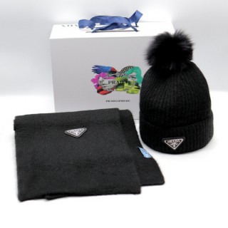 프* 양털모자 목도리 2종세트