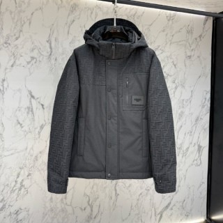 펜* 989 FF 자카드 테크 구스다운 패딩 재킷