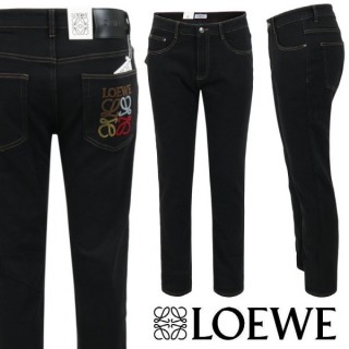 로** 컬러 아나그램 부클 블랙 슬림 일자진 ☆기모 원단☆