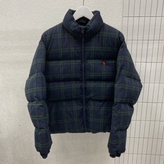 PL 깅엄체크 스트링 패딩