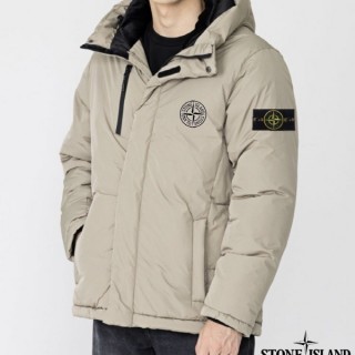 버팅로고 오파크트윌 후드패딩