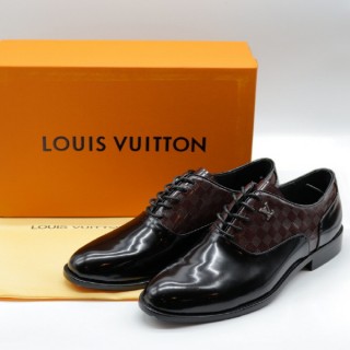 루* 클래식 레이스업 투톤 구두 (남성)