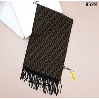 [ F ] 남여공용 스몰 FF 자카드 태슬 머플러