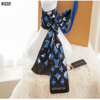 [ L ] 플라이트 모드 네온 모노그램 방도 스카프