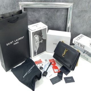 생** 부드러운 가죽 소재의 sunset 미디엄백 NOIR (풀박스)