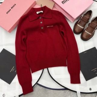 미* 폴로 스웨터 아마란스레드-1417 (여성)