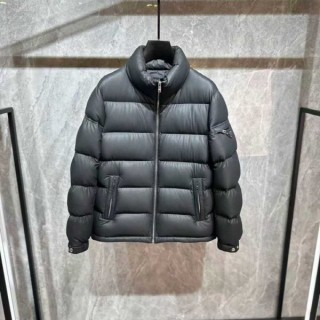 프** 페이크 레더 패딩