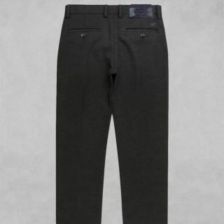 [ P ] 삼각 로고 코튼 터치 헤링본 슬림핏 팬츠