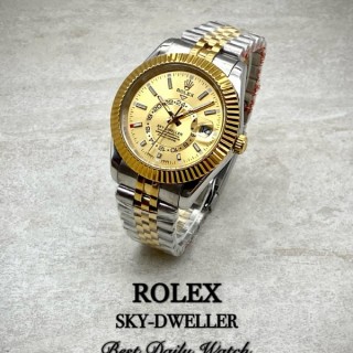 로* 스카이드월러 골드 다이얼 콤비