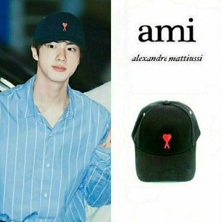 아* 화이트-블랙 스몰패치 볼캡