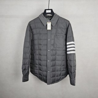 톰* 수입 고급 TB 사선완장 다운 자켓 진그레이