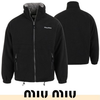 M. 25FW 레터링 로고 플리스 다운 재킷 ☆100% 오리털☆