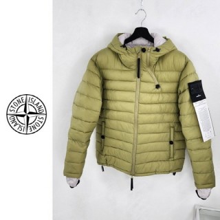 우븐 챔버스 지퍼 경량 후드 패딩 [고급]