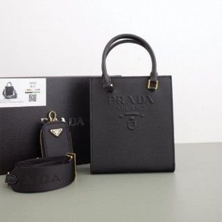 [ P ] 스몰 사피아노 레더 핸드백