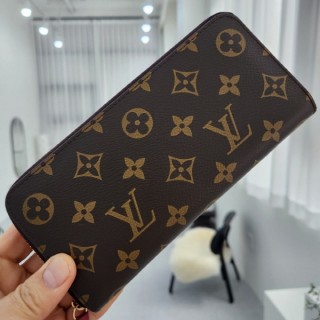 [292번] 모노그램 클레망스 장지갑 (와인)