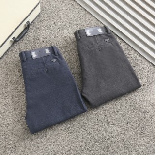 프* 삼각로고 기모 모직스판 팬츠 커스텀