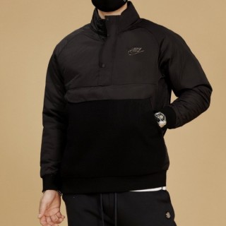 나* V 실버 패치 두툼 아노락