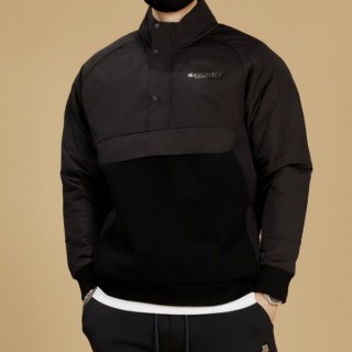 디* V 실버 패치 두툼 아노락