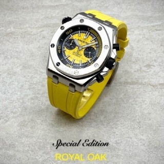 오데* 오프쇼어 다이버 크로노그래프 엘로우다이얼