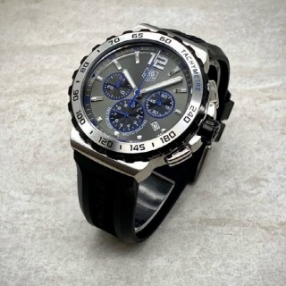 태* 포뮬러 1 크로노그래프 그레이다이얼 블루침