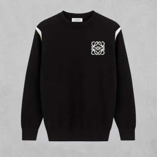 [ L ] 아나그램 브레이드 라인 울 자카드 니트 풀오버