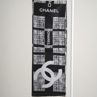 [ C ] CC로고 자가드 울 머플러