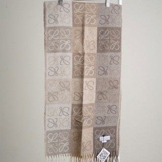 [ L ] 아나그램 패턴 울 프린지 머플러