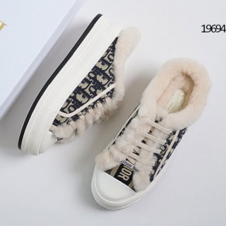 [ D ] WALK'N'DI** 플랫폼 양모 스니커즈 (여성)