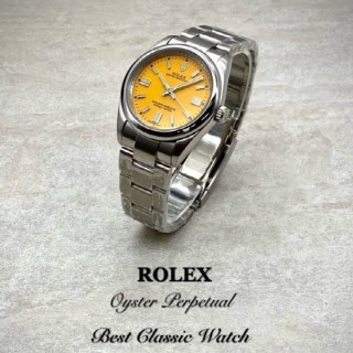 로* 오이스터퍼페츄얼 옐로우다이얼