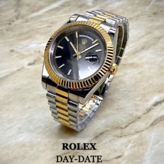 로* 데이데이트 블랙다이얼 콤비