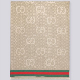 [ G ] GG 자카드 웹 스트라이프 숄 머플러