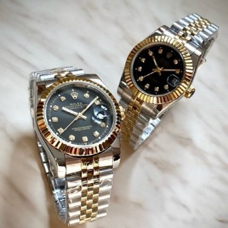 로* 데이저스트 텐포인트 블랙다이얼 콤비 커플~~^^