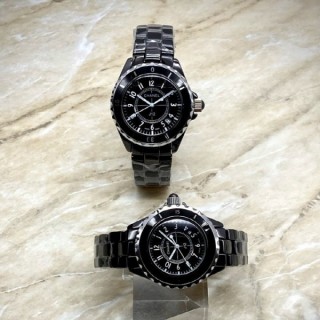 샤* J12 블랙베젤 블랙다이얼 남녀 커플~~~^^