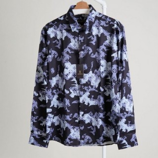 [ L ] 카모플라주 모노그램 슬리브드 패턴 셔츠 (세일)