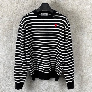 AM 꾀흐 드 스트라이프 크루넥 스웨터