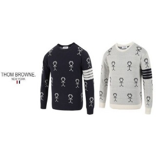 톰* 휴먼 멀티 라운드 니트